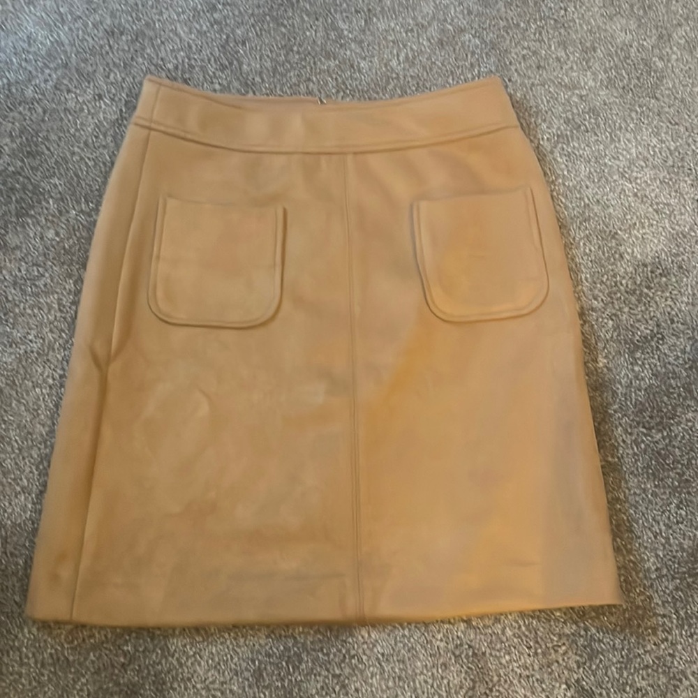 Loft high waisted suede skirt